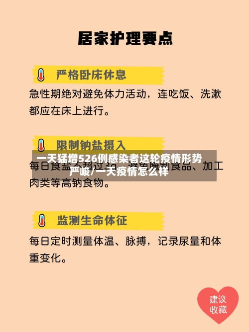 一天猛增526例感染者这轮疫情形势严峻/一天疫情怎么样