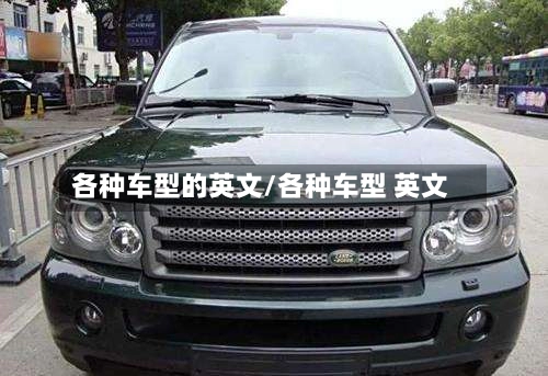 各种车型的英文/各种车型 英文