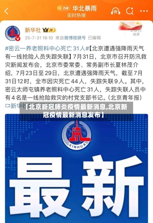 【北京新冠肺炎疫情最新消息,北京新冠疫情最新消息发布】