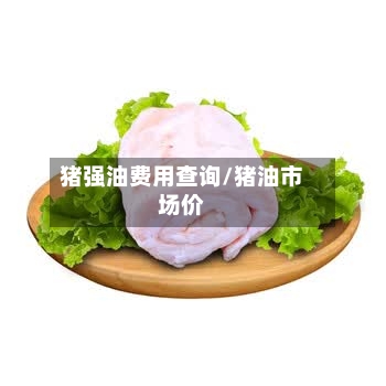 猪强油费用查询/猪油市场价-第3张图片