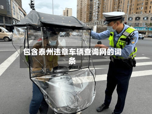 包含泰州违章车辆查询网的词条-第2张图片