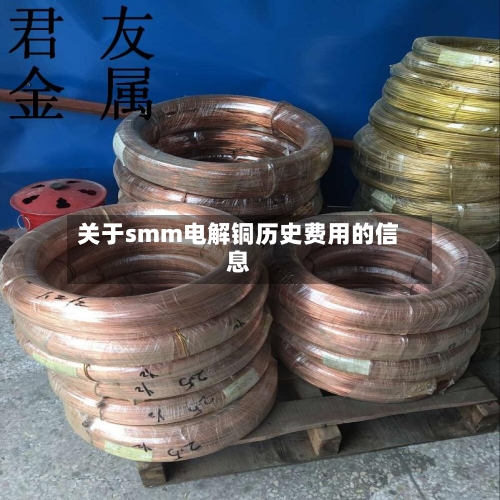 关于smm电解铜历史费用的信息