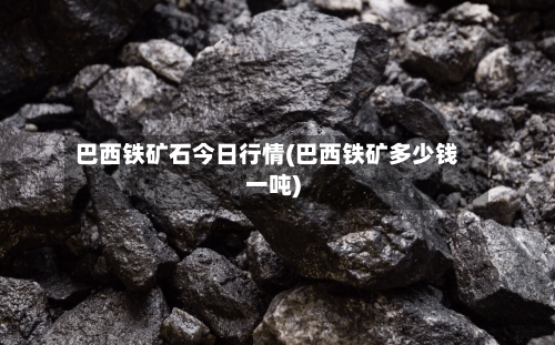 巴西铁矿石今日行情(巴西铁矿多少钱一吨)-第2张图片
