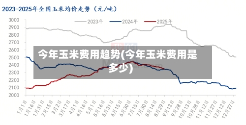 今年玉米费用趋势(今年玉米费用是多少)