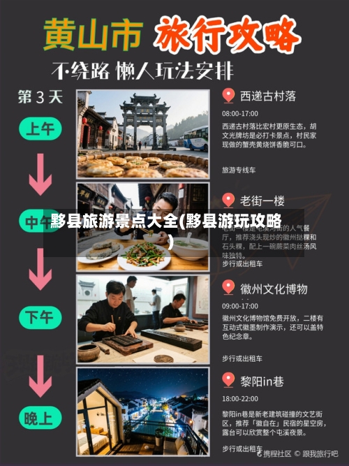 黟县旅游景点大全(黟县游玩攻略)