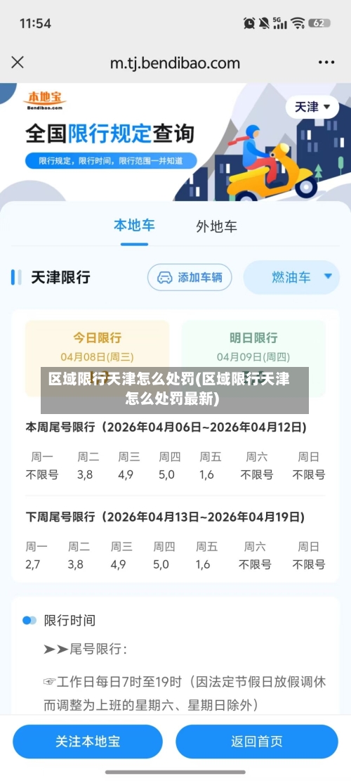 区域限行天津怎么处罚(区域限行天津怎么处罚最新)-第2张图片