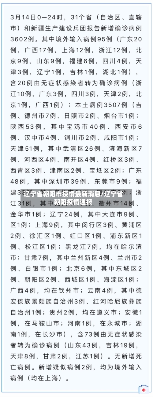 辽宁省朝阳市疫情最新消息/辽宁省朝阳疫情通报-第2张图片