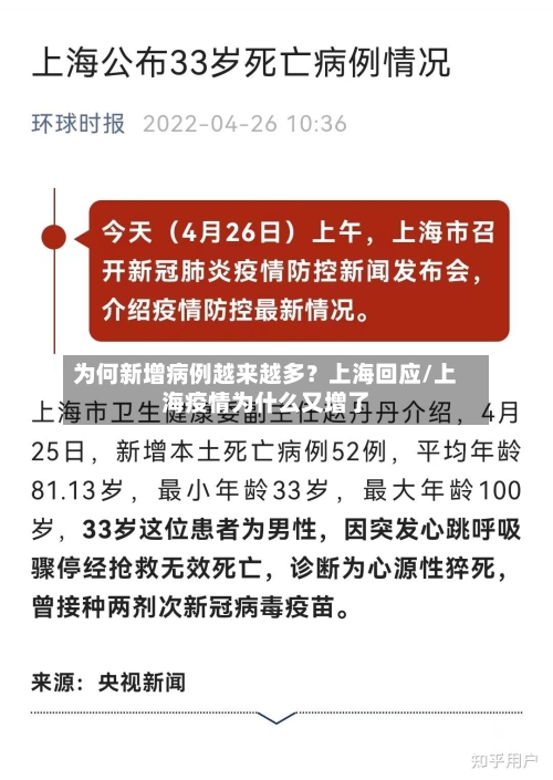 为何新增病例越来越多?上海回应/上海疫情为什么又增了