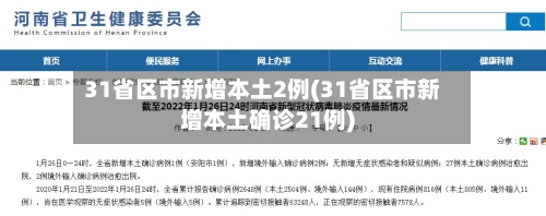 31省区市新增本土2例(31省区市新增本土确诊21例)-第3张图片