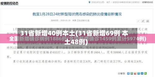 31省新增40例本土(31省新增69例 本土48例)-第3张图片