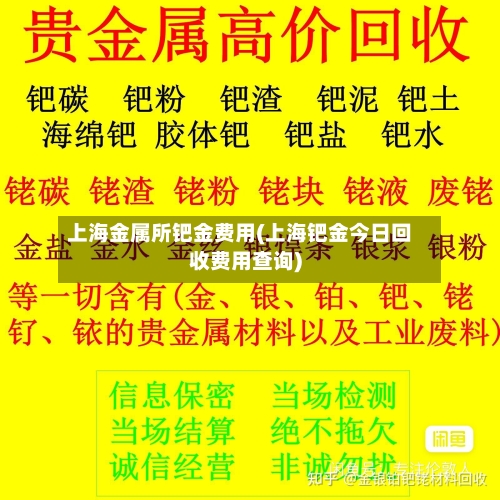 上海金属所钯金费用(上海钯金今日回收费用查询)-第2张图片