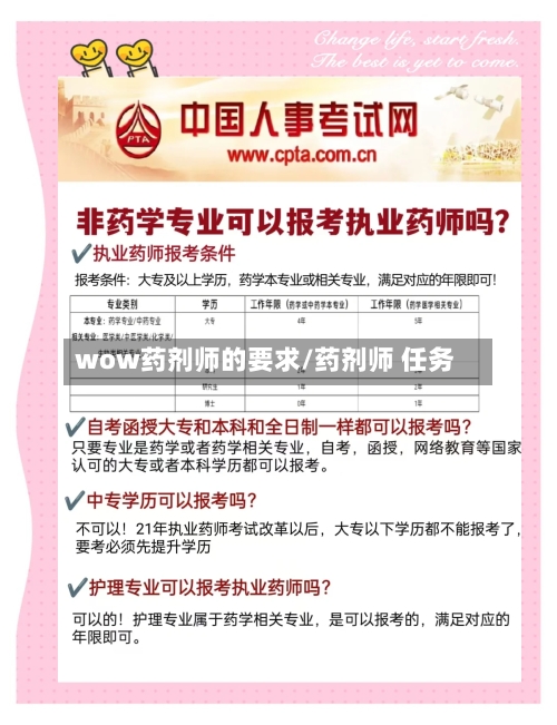 wow药剂师的要求/药剂师 任务-第2张图片