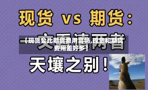 【现货会比期货费用高吗,现货和期货费用差好多】-第3张图片