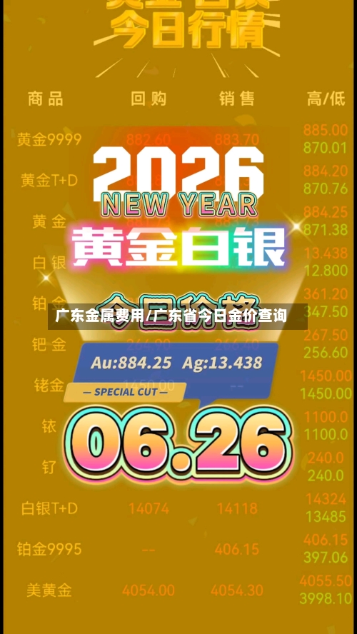 广东金属费用/广东省今日金价查询-第2张图片