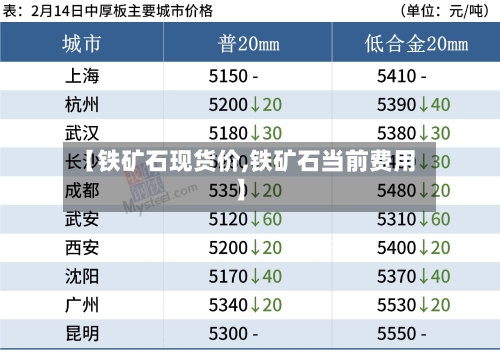 【铁矿石现货价,铁矿石当前费用】