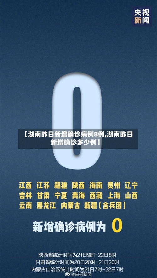 【湖南昨日新增确诊病例8例,湖南昨日新增确诊多少例】