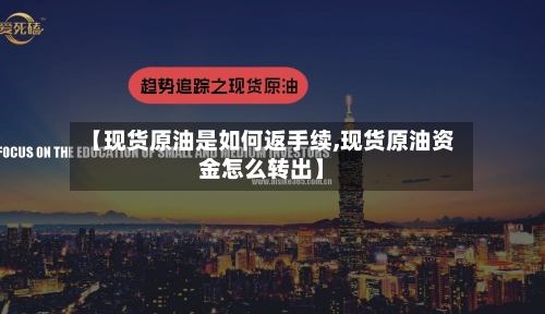【现货原油是如何返手续,现货原油资金怎么转出】-第2张图片