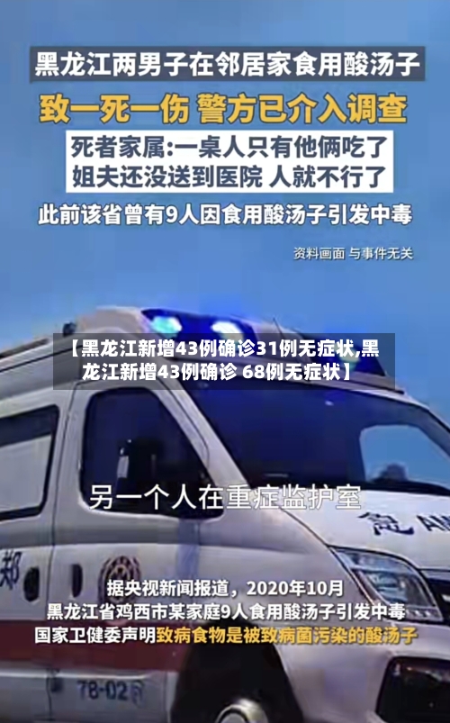 【黑龙江新增43例确诊31例无症状,黑龙江新增43例确诊 68例无症状】-第2张图片