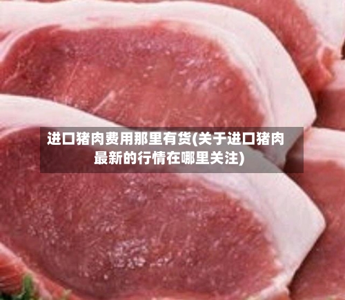 进口猪肉费用那里有货(关于进口猪肉最新的行情在哪里关注)