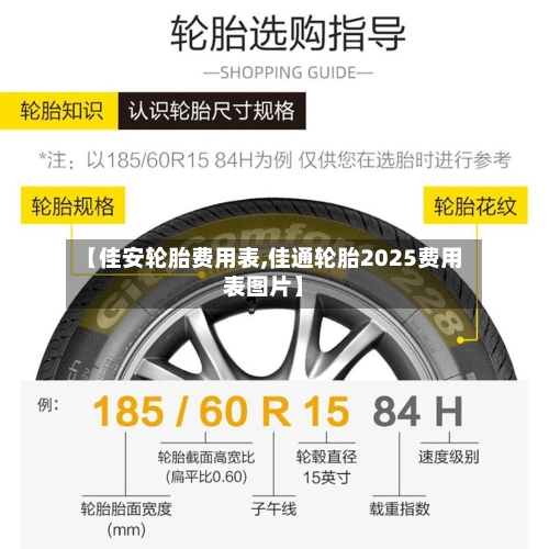 【佳安轮胎费用表,佳通轮胎2025费用表图片】