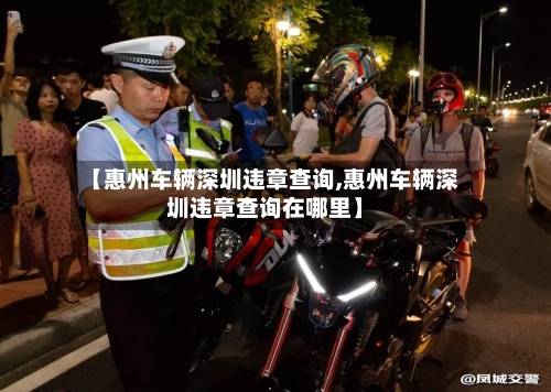 【惠州车辆深圳违章查询,惠州车辆深圳违章查询在哪里】-第3张图片