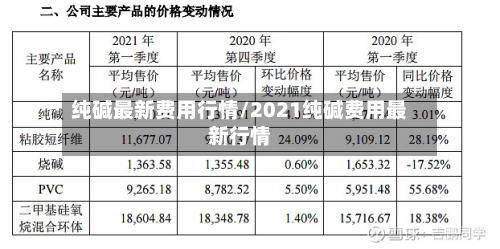 纯碱最新费用行情/2021纯碱费用最新行情
