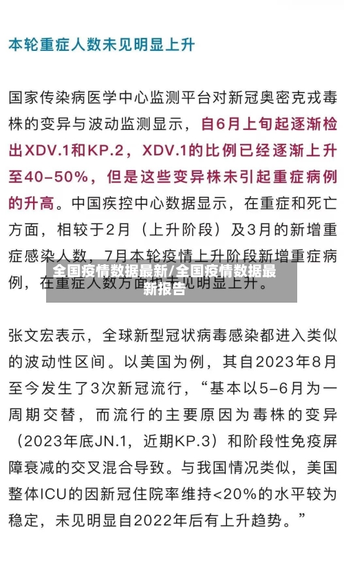 全国疫情数据最新/全国疫情数据最新报告-第2张图片