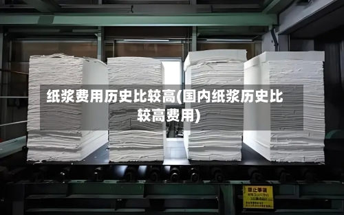 纸浆费用历史比较高(国内纸浆历史比较高费用)-第2张图片