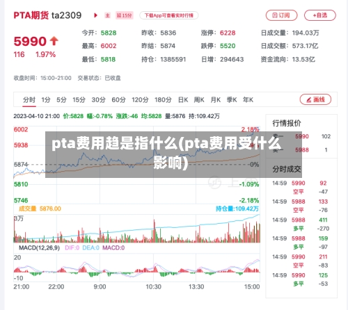 pta费用趋是指什么(pta费用受什么影响)
