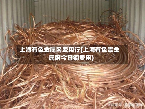 上海有色金属网费用行(上海有色贵金属网今日铜费用)