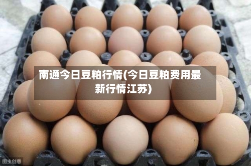 南通今日豆粕行情(今日豆粕费用最新行情江苏)-第3张图片