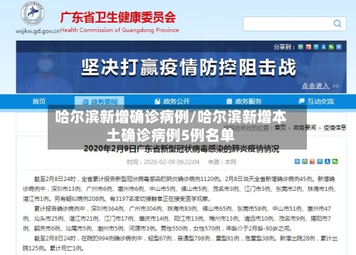 哈尔滨新增确诊病例/哈尔滨新增本土确诊病例5例名单-第2张图片