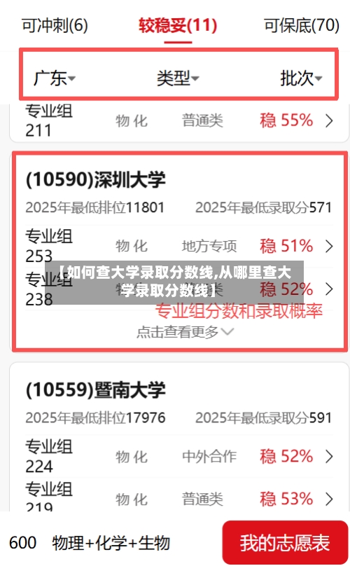 【如何查大学录取分数线,从哪里查大学录取分数线】-第2张图片