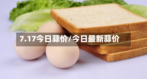 7.17今日蒜价/今日最新蒜价-第2张图片