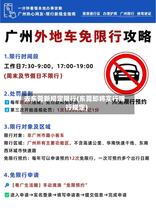 去东莞新规定限行(东莞即将实行限行规定)