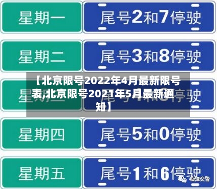 【北京限号2022年4月最新限号表,北京限号2021年5月最新通知】