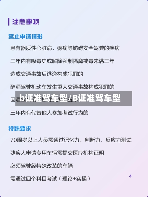 b证准驾车型/B证准驾车型-第2张图片