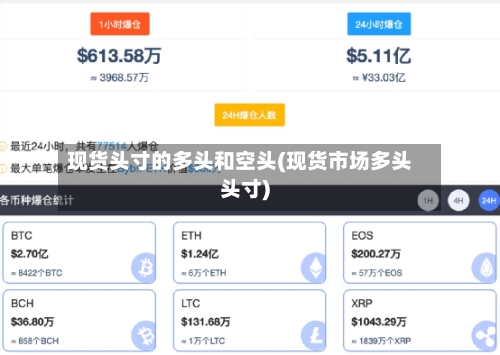 现货头寸的多头和空头(现货市场多头头寸)