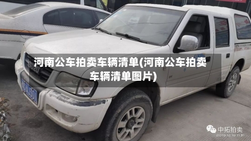 河南公车拍卖车辆清单(河南公车拍卖车辆清单图片)-第2张图片