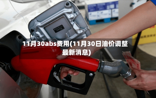 11月30abs费用(11月30日油价调整最新消息)-第2张图片