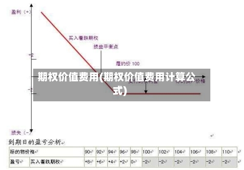 期权价值费用(期权价值费用计算公式)