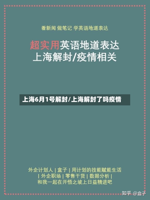 上海6月1号解封/上海解封了吗疫情