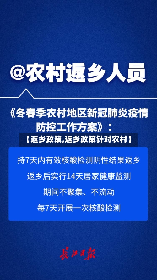 【返乡政策,返乡政策针对农村】
