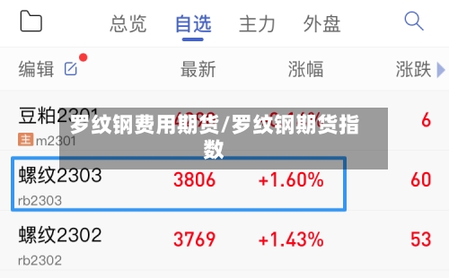 罗纹钢费用期货/罗纹钢期货指数-第3张图片