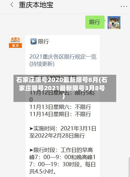 石家庄限号2020最新限号8月(石家庄限号2021最新限号3月8号)-第3张图片