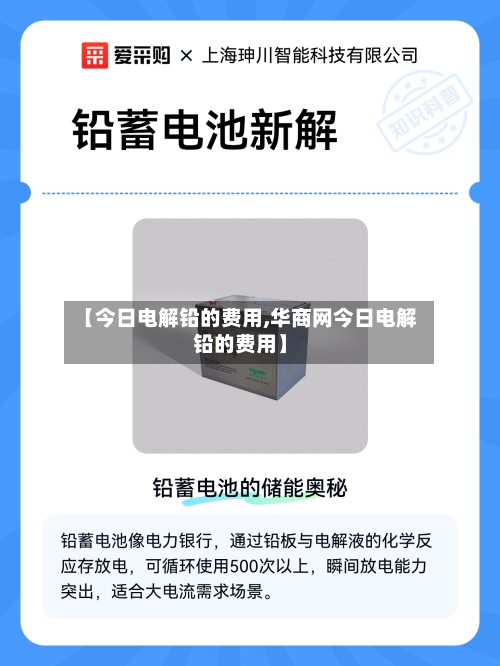 【今日电解铅的费用,华商网今日电解铅的费用】-第3张图片